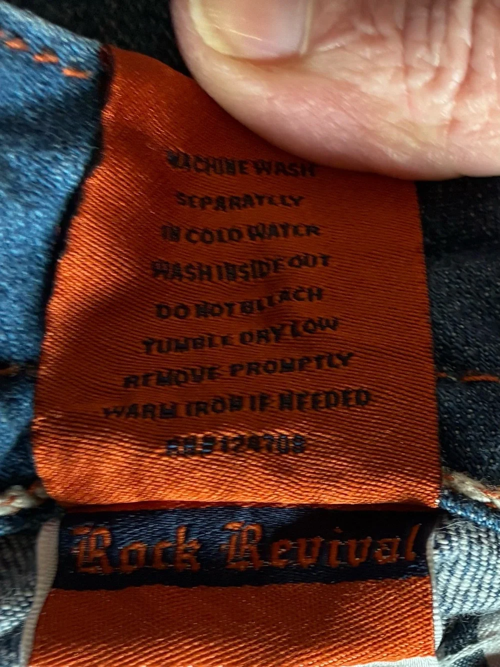 Rock Revival Women's Medium Blue Cropped Capri Jeans Y2K Fashion 28 - Picture 3 of 16